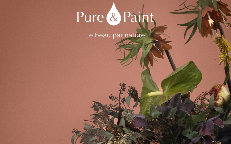 Naturelles substances : Peintures Pure & Paint coloris Bellecour